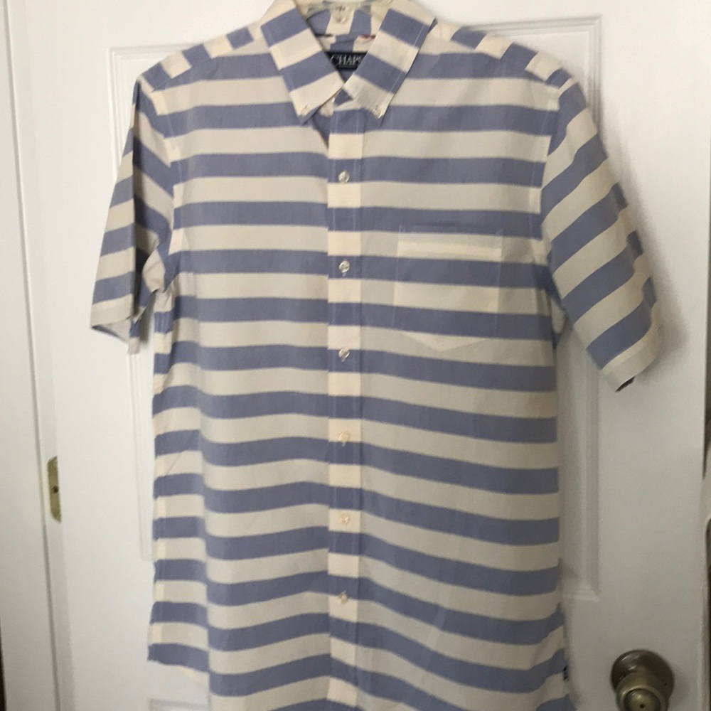 Chaps short sleeve 100% cotton shirt size M